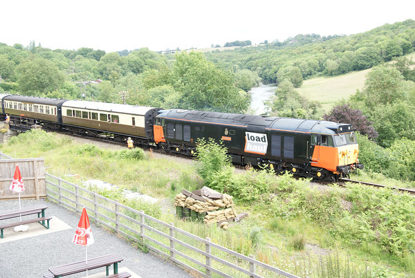 50035 "Ark Royal" in Loadhaul livery at Highley 